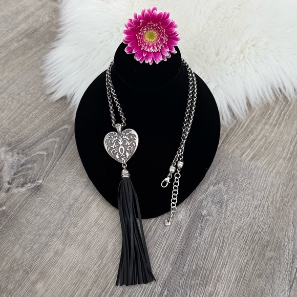 Brighton Jewelry - 🖤❤️BRIGHTON Retired Cordoba Long Tassel Adjustable Necklace